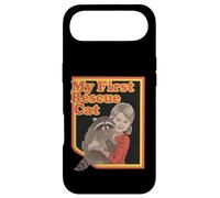 Carcasa para iPhone Air My First Rescue Cat Divertido Humor Oscuro Adulto Hilarante Vintage