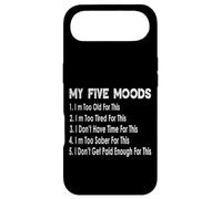 Carcasa para iPhone Air My Five Moods Funny Sarcastic Snarky Adult Humor Pun Joke