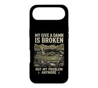 Carcasa para iPhone Air My Give A Damn Is Broken Funny Retirement Fishing Dad