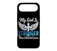 Carcasa para iPhone Air My God Is Stronger Than Colorectal Cancer