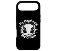 Carcasa para iPhone Air My Headset Is My Crown Funny Gamer Gaming Graphic