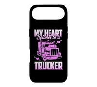 Carcasa para iPhone Air My Heart Belongs To A Trucker Funny Truck Driver
