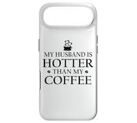Carcasa para iPhone Air My Husband is Hotter Than My Coffee Mug Hot Husband and Wife