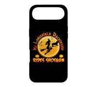 Carcasa para iPhone Air My Long Haired Dachshund Rides Shotgun Dog Halloween