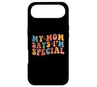 Carcasa para iPhone Air My Mom Says I'm Special Groovy Vintage Stylish Son Daughter