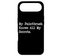 Carcasa para iPhone Air My Paintbrush Sabe Todos mis Secretos, Divertida Ropa para Pintar