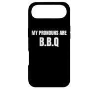 Carcasa para iPhone Air My Pronouns Are BBQ Funny Sarcastic Bold Text Tees and More