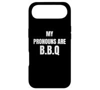Carcasa para iPhone Air My Pronouns Are BBQ Funny Sarcastic Bold Text Tees and More