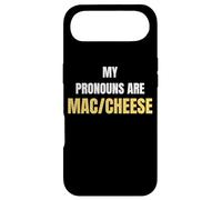 Carcasa para iPhone Air My Pronouns Are Mac Cheese Funny Food Humor Tees and More