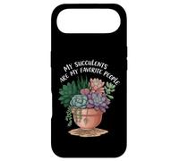 Carcasa para iPhone Air My Succulents Are My Favorite People Funny Plant Lover