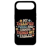Carcasa para iPhone Air My Therapist Purrs and Knocks Things Off Tables |-