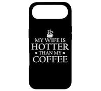 Carcasa para iPhone Air My Wife is Hotter Than My Coffee Mug Funny Husband Hot Wife