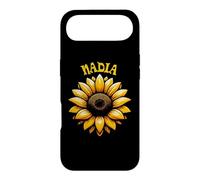 Carcasa para iPhone Air Nadia - Hermoso diseño de Girasol para niñas con Nombre Nadia