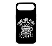 Carcasa para iPhone Air Name One Thing Better Than Coffee Obsesión de la cafeína |-
