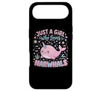 Carcasa para iPhone Air Narwhal Marine Mammal Lover, Just A Girl Who Loves Narwhals