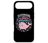 Carcasa para iPhone Air Narwhal Marine Mammal Lover, Just A Girl Who Loves Narwhals