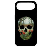 Carcasa para iPhone Air Naturaleza Cráneo Bosque Escena Árboles Rojo Amapolas Helech