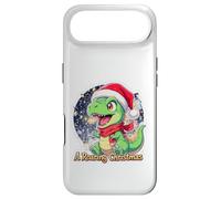 Carcasa para iPhone Air Navidad Dino T-Rex Dragón Desea Roaring Christmas