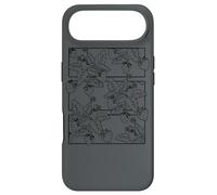 Carcasa para iPhone Air Negro Fresa Hada Grunge Goblincore Estética EMO Goth