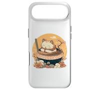 Carcasa para iPhone Air Neko Cat Eating Bowl of Ramen Pho Sopa de Fideos Japón Kawaii