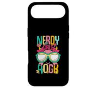 Carcasa para iPhone Air Nerd Girl Rock Geek Mágico Divertido Nerd Gamer G hic