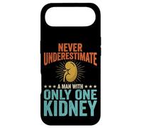Carcasa para iPhone Air Never Underestimate A Man with Only One Kidney Diálisis