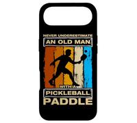 Carcasa para iPhone Air Never Underestimate an Old Man Divertido Jugador de Pickleball