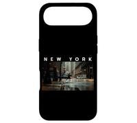 Carcasa para iPhone Air New York Dark Moody Rainy Day Goth Vibes Gris Negro Hombres