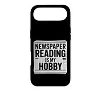 Carcasa para iPhone Air Newspaper Reading Is My Hobby Print Reader Routine -