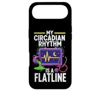 Carcasa para iPhone Air Night Shift Nurse Circadian Rhythm Flatline Humor