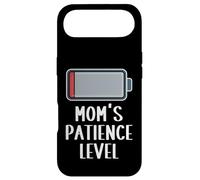 Carcasa para iPhone Air Nivel de Paciencia de mamá batería agotada Divertido Diciendo Linda mamá