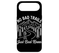 Carcasa para iPhone Air No Bad Trails Just Bad Knees Funny Mountain Senderismo Caminata