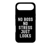 Carcasa para iPhone Air no Boss no Stress Just Looks Bold Confident Hombres Mujeres