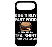Carcasa para iPhone Air No Compre Comida Rápida Camiseta Divertida Humor Reuniones