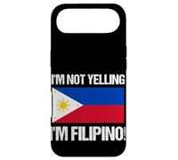 Carcasa para iPhone Air No Estoy Gritando la Bandera del país Filipino, Cita de Filipinas