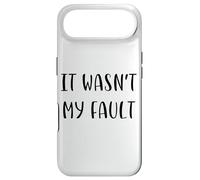 Carcasa para iPhone Air No fue mi Culpa Funny Idea White Lie Party