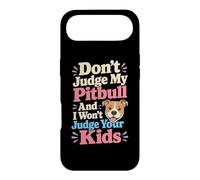Carcasa para iPhone Air No juzgues a mi Amante de Las Patas de mi Perro Pitbull