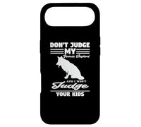 Carcasa para iPhone Air No juzgues a mi Pastor alemán: Divertido Amante de los Perros
