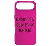 Carcasa para iPhone Air No lloraré por mi ex Esta Noche Funny Idea White Lie Party