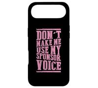 Carcasa para iPhone Air No me Hagas Usar la recuperación de sobriedad por Voz de mi patrocinador