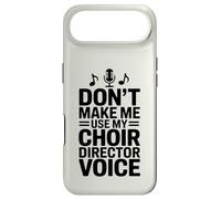 Carcasa para iPhone Air No me Hagas Usar mi Voz de Director de Coro