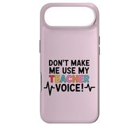 Carcasa para iPhone Air No me obligues a Usar la Voz de mi Profesor, Divertida Vuelta a la Escuela