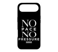 Carcasa para iPhone Air No Pace No Pressure Frase Minimal de Vida Tranquila
