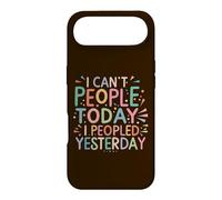 Carcasa para iPhone Air No Puedo Gente Hoy pueblé Ayer Dicho Antisocial