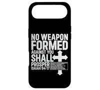 Carcasa para iPhone Air No se formó ningún Arma contra ti Isaías 54 17 Biblia Cristiano