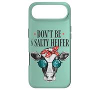 Carcasa para iPhone Air No Seas una vaquilla Salada, Divertida Vaca con Gafas, Humor campestre