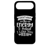 Carcasa para iPhone Air No Tengo la energía para fingir Que me Gustas Hoy