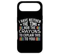 Carcasa para iPhone Air No Tengo ni el Tiempo ni los crayones para Explicar Esto