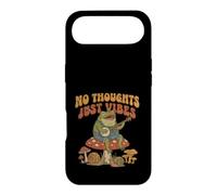 Carcasa para iPhone Air No Thoughts Just Vibes Frog Mindfulness Meditation Mushroom