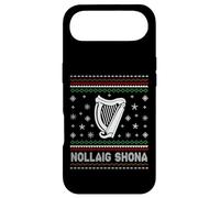 Carcasa para iPhone Air Nollaig Shona - Suéter Feo de Arpa gaélico irlandés Feliz Navidad